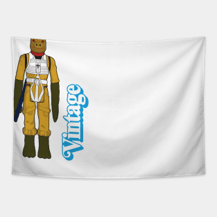 VINTAGE COLLECTOR - TRANDOSHAN BOUNTY HUNTER ACTION FIGURE Tapestry