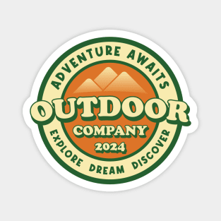 Outdoor Company emblem Magnet