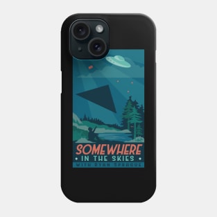 Somewhere in the Skies Postcard! Phone Case