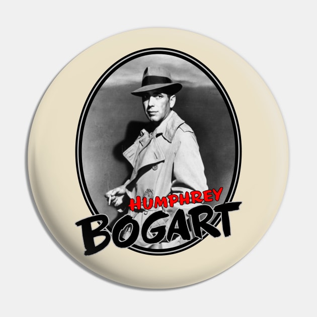 Humphrey Bogart: Smoking Sam Spade Pin by Noir-N-More