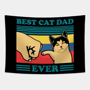 Best Cat Dad Ever Tapestry