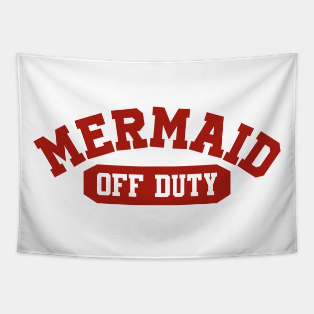 Mermaid Off Duty Tapestry by KellyCollDesigns