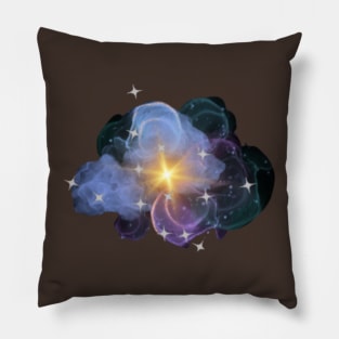 Cloud color T-shirt Pillow