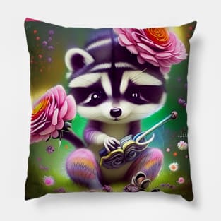 Racoon Fairy Pillow