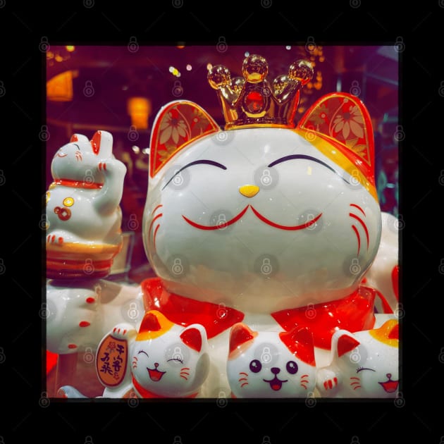 Chinese Lucky Cat by FrogAndToadsWorkshop