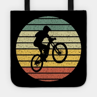 Mountainbike Silhouette Vintage Tote