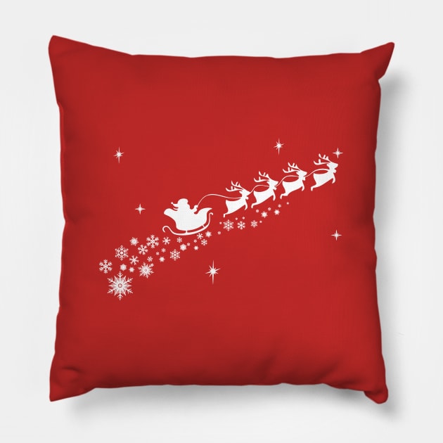 Santa Clause Pillow by DANPUBLIC