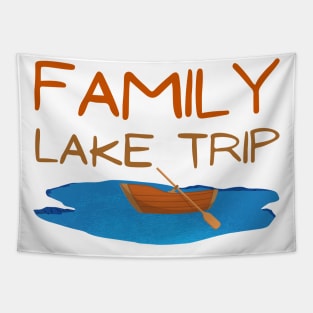 Lake Family Vacation Tapestry