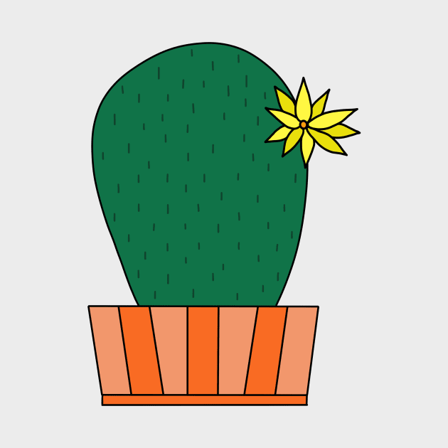 Cute Cactus Design #30: First Price Flower Cactus by DreamCactus