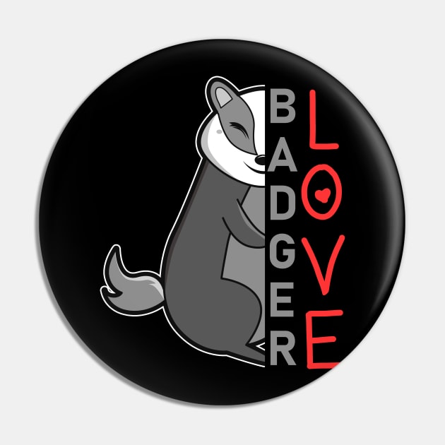 Badger Love Pin by Imutobi