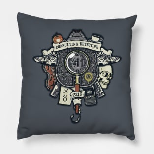 Consulting Detective Crest Pillow