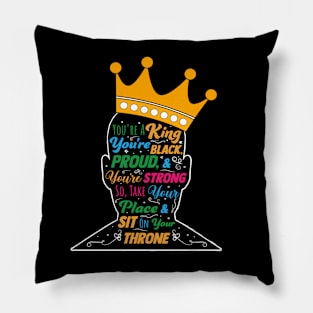 Black Man Powerful Truth! Pillow