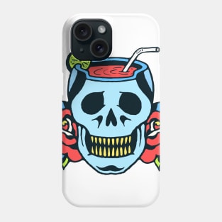 Juice in a Skull Glass Phone Case