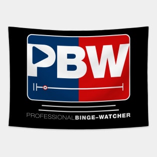 Professional Binge Watcher v4 Tapestry