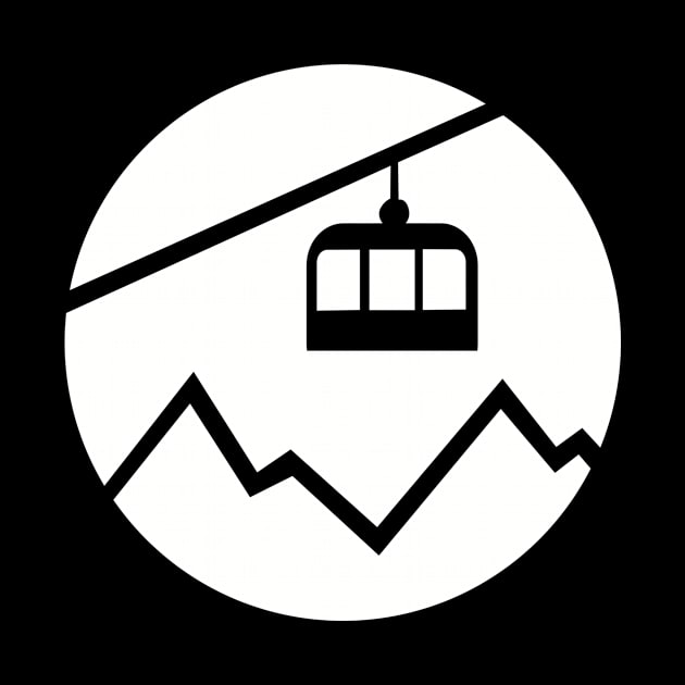 Cable car mountains by Designzz