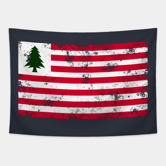 New England Flag Modern Take New England Tapestry Teepublic