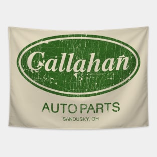 VINTAGE -  Callahan Auto Parts Green Tapestry