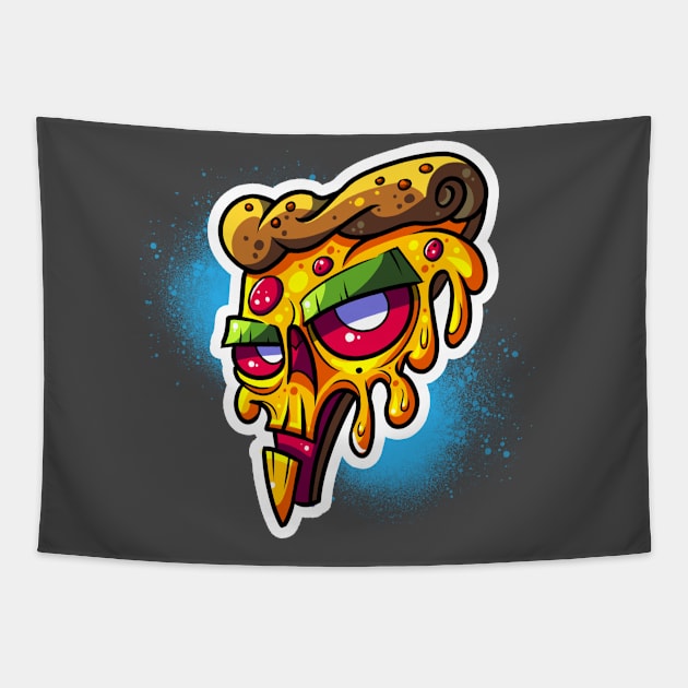 Pizza Hot Tapestry by blakvetal