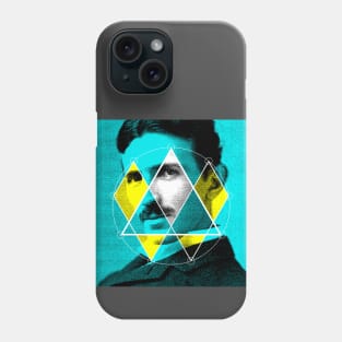 Tesla Code 369 - Teal Phone Case