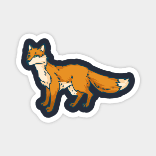 Red Foxes Magnet