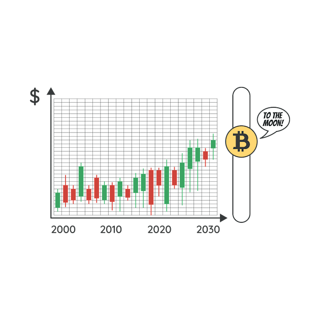 Bitcoin To The Moon Bars by LindenDesigns