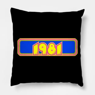 1981 Arcade Game Pillow