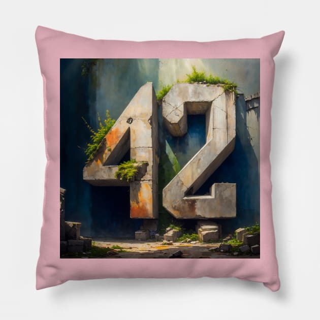 42 Pillow by Kalle