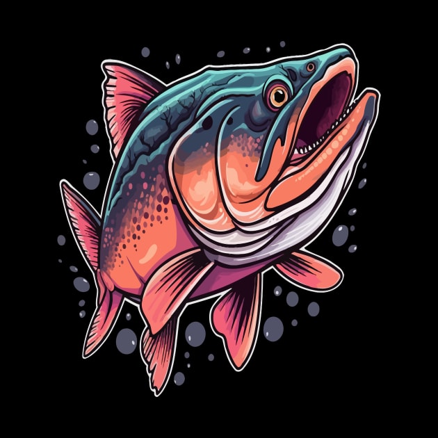 Salmon Coloring Book by JH Mart