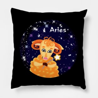 Aries horoscope Pillow