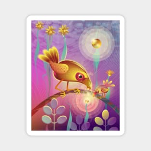 Two Magic Birds Magnet