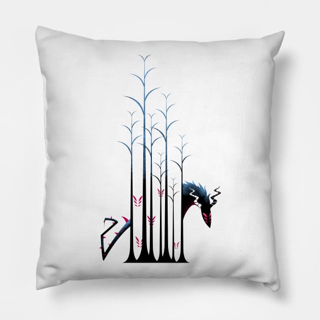 things in the woods Pillow by gh30rgh3