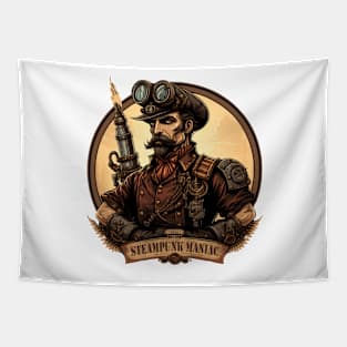 Steampunk Engineer Mechanic Tapestry