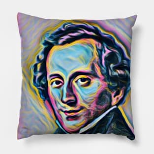 Felix Mendelssohn Portrait | Felix Mendelssohn Artwork 9 Pillow