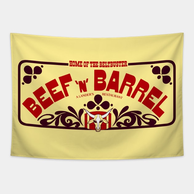 BEEF 'n' BARREL Tapestry by DCMiller01