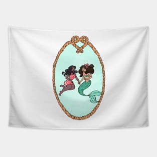 Mermaid and Snorkel Tapestry