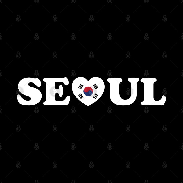 Seoul Love Heart Taegeukgi Flag by tinybiscuits