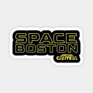 Space Boston Magnet