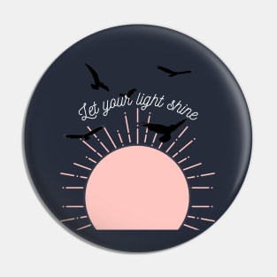 Let your light shine Pin