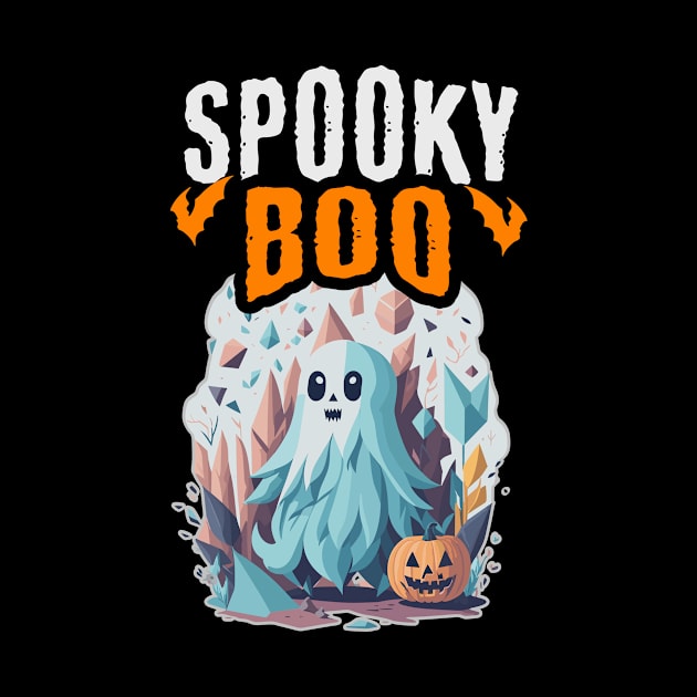 Spooky Boo Ghost halloween by Luvleigh