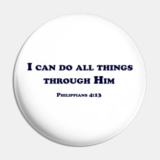 I can do all things Pin