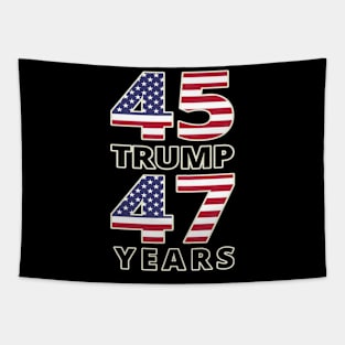 Trump 45 47 years Tapestry