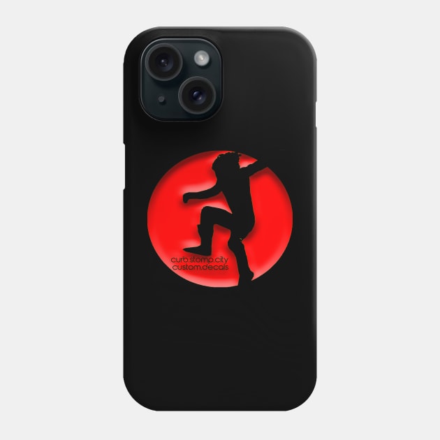 Curb Stomp- Red Phone Case by SrikSouphakheth