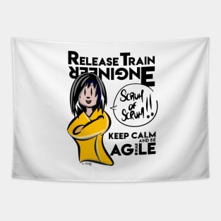 Keep calm an be Release Train Engineer Tapestry