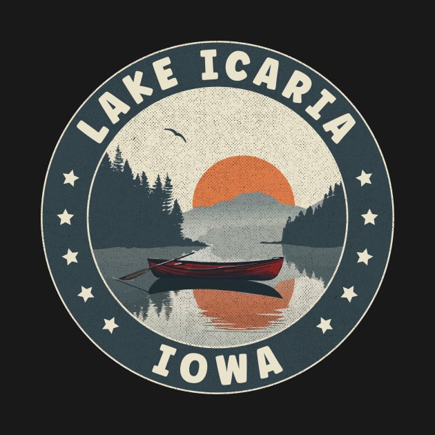 Lake Icaria Iowa Sunset by turtlestart