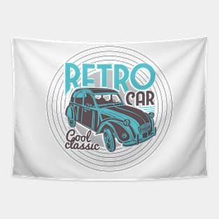 Brooklyn Retro Car Garage #3 Tapestry