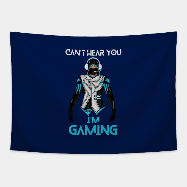 I Cant Hear You Im Gaming Tapestry by Ranawat Shop