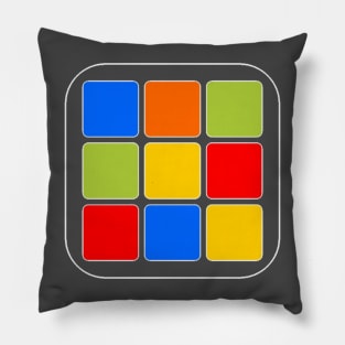 80's Rubik Cubes Pillow