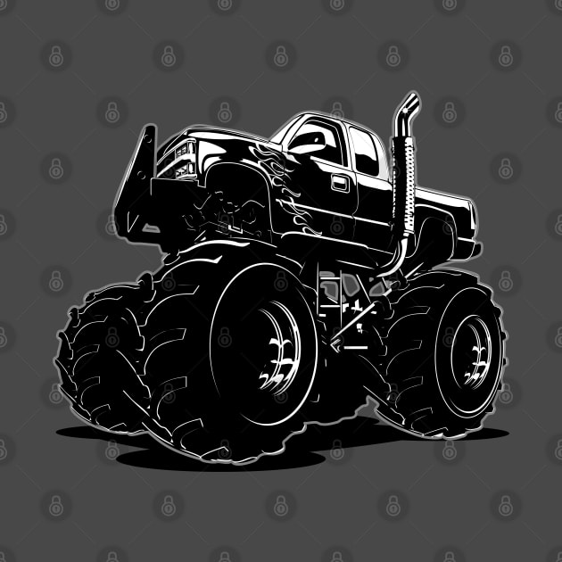 Cartoon Monster Truck by Mechanik