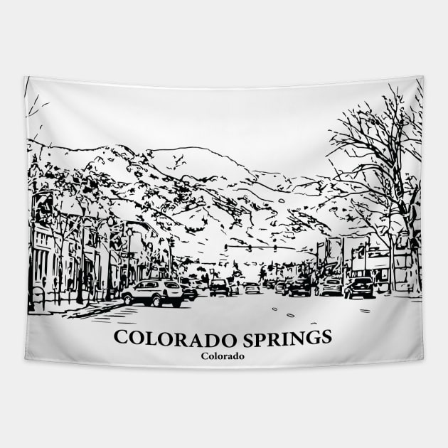 Colorado Springs - Colorado Tapestry by Lakeric