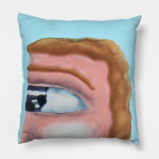 Watercolor Pink Man Pillow